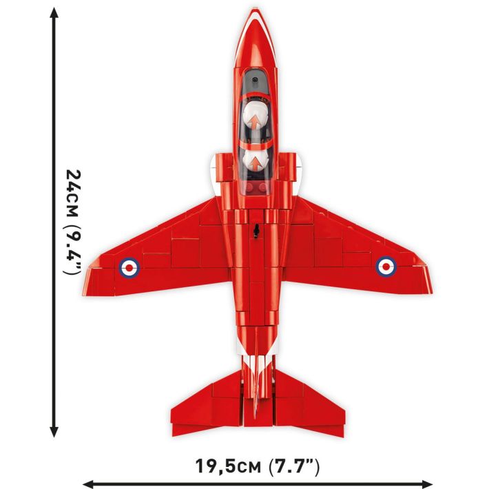 COBI, AVION MILITAIRE BAE HAWK T1 Royal Air Force - 389 Pièces, COB5844